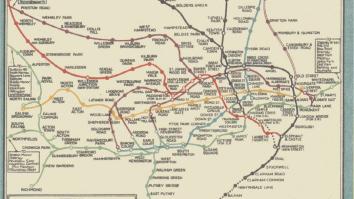 Metrokaart Londen, 1926