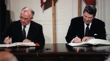 Reagan & Gorbatsjov
