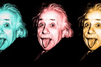 Einstein - oil painting