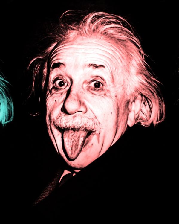 Einstein - oil painting