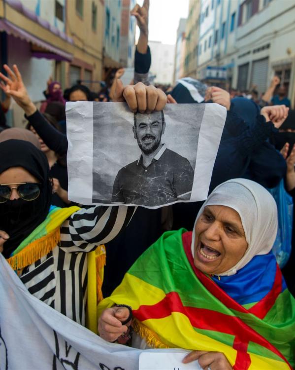 ArabischeLente_Marokko_protest