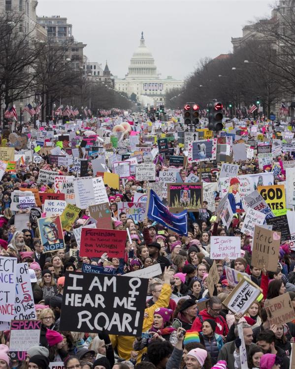 Women's March tegen Trump, 2018