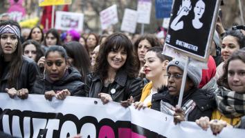 Actrices steunen demonstratie, Rome 2018
