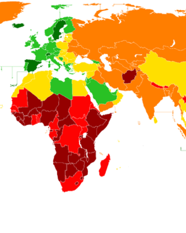 levensverwachting wereldwijd