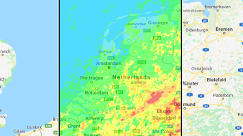 onweerkaart Nederland