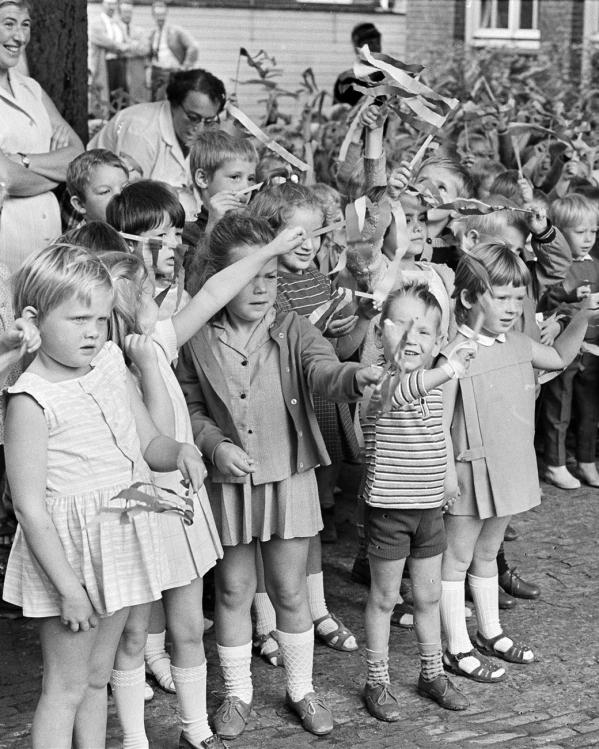 schoolkinderen in amsterdam in 1968