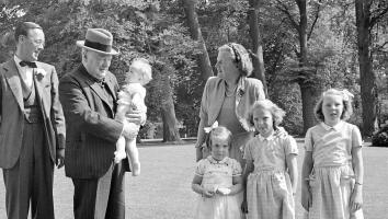 Churchill met de Oranjes