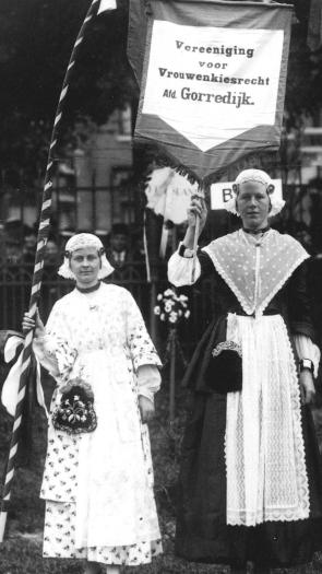 strijden voor vrouwenkiesrecht