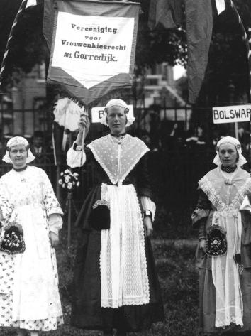 strijden voor vrouwenkiesrecht