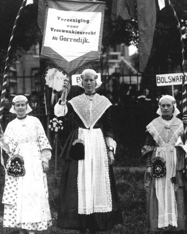 strijden voor vrouwenkiesrecht