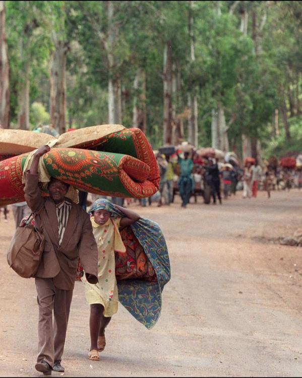 rwandezen op de vlucht