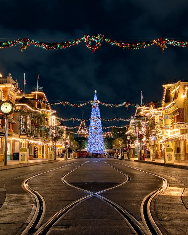 straatverlichting tijdens Kerstmis