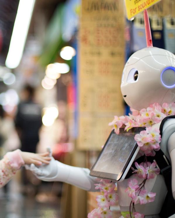 de robot Pepper in Japan