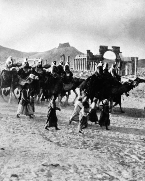 karavaan in palmyra in de jaren 1930