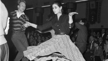 Rock-'n-roll danswedstrijd in 1957