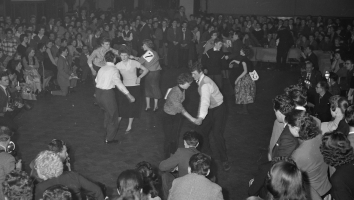 Rock-'n-roll danswedstrijd in 1957