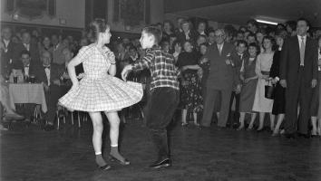 Rock-'n-roll danswedstrijd in 1957