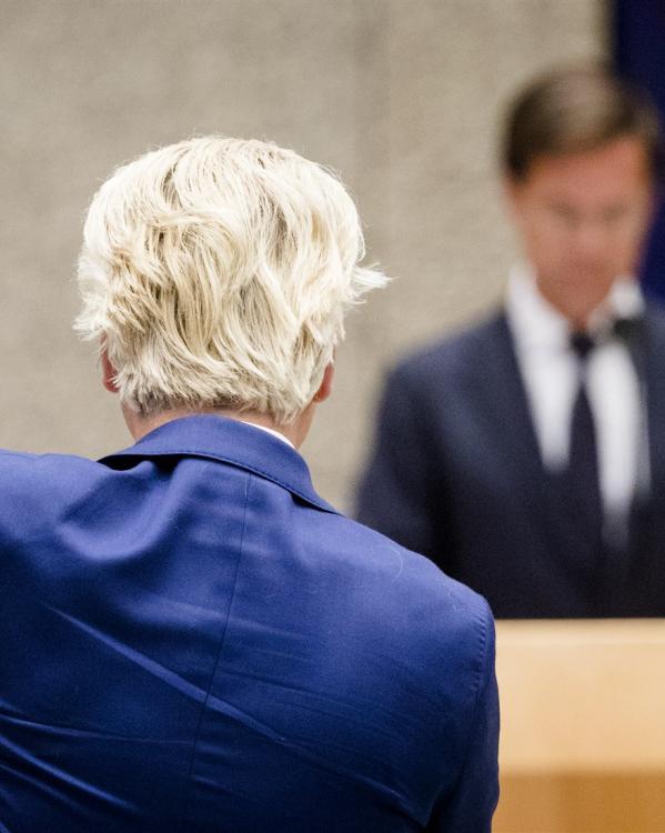 Geert Wilders in de Kamer