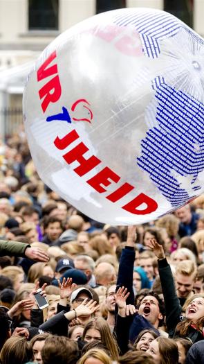vrijheid vieren op 5 mei