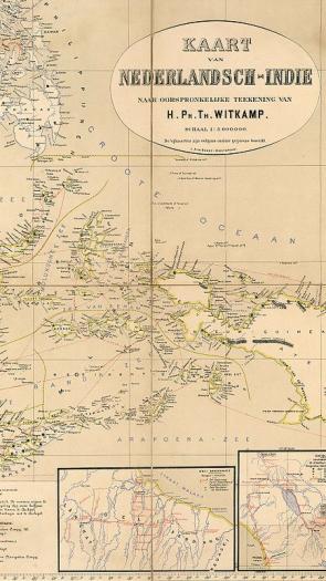 kaart van nederlands-indie