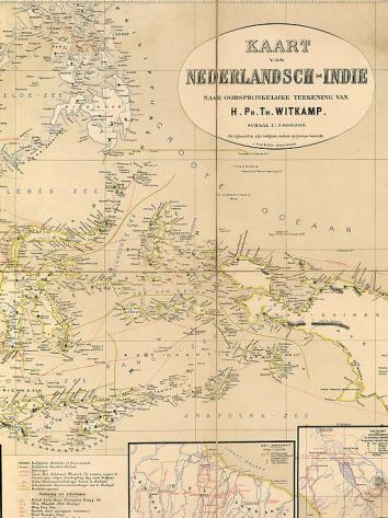 kaart van nederlands-indie