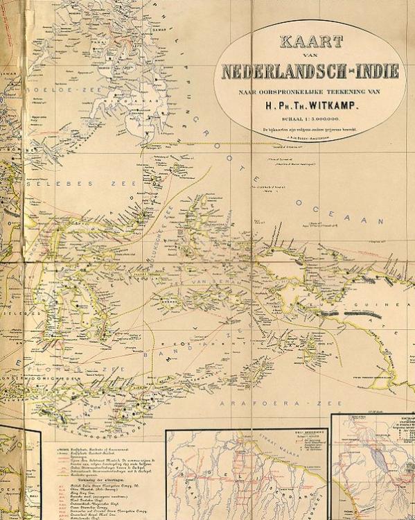 kaart van nederlands-indie