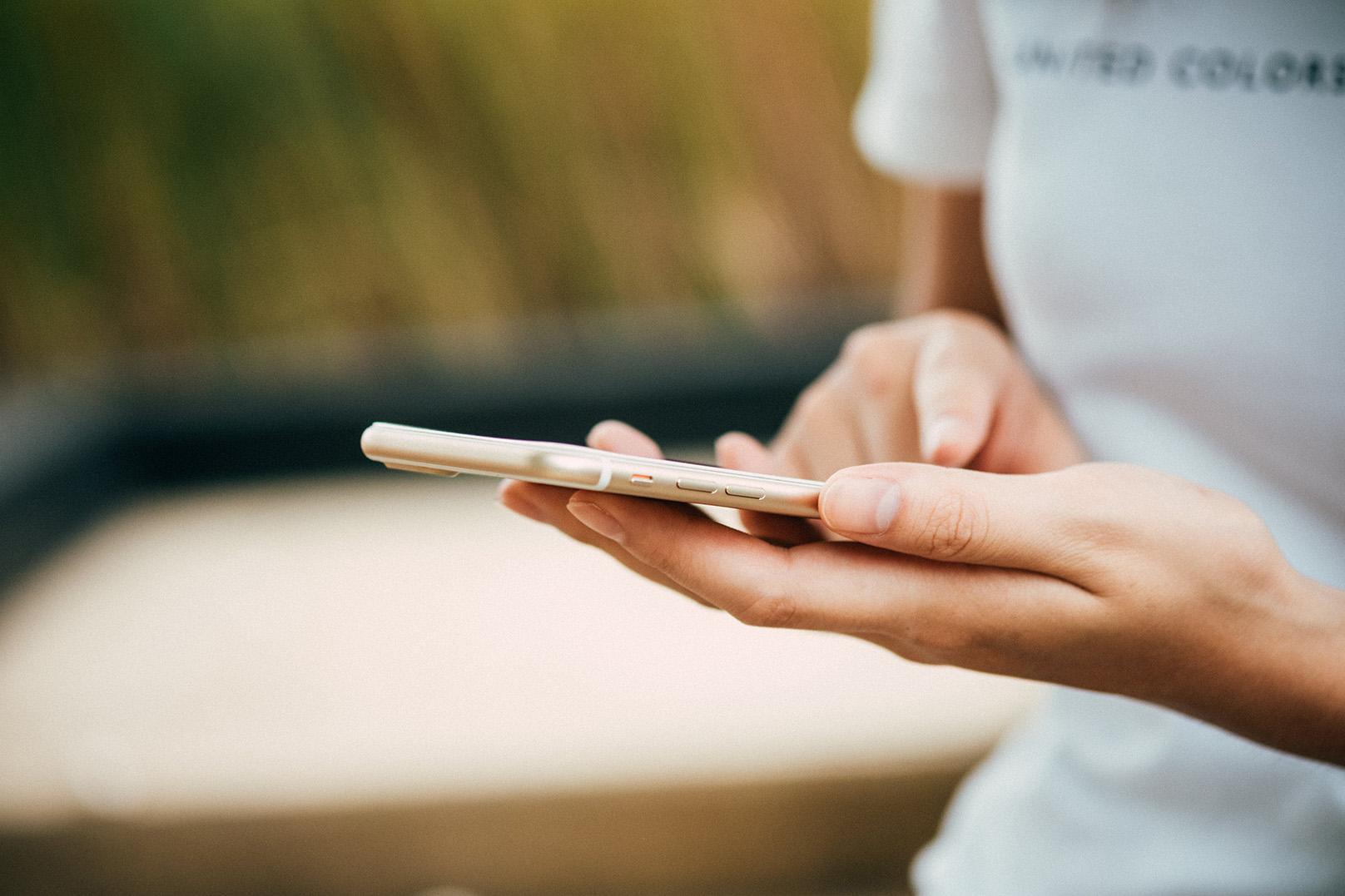 social media op de smartphone