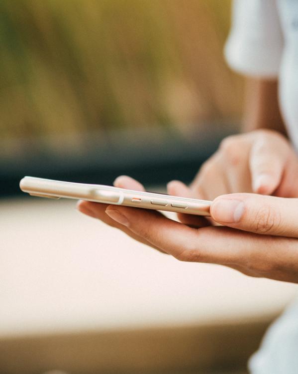 social media op de smartphone