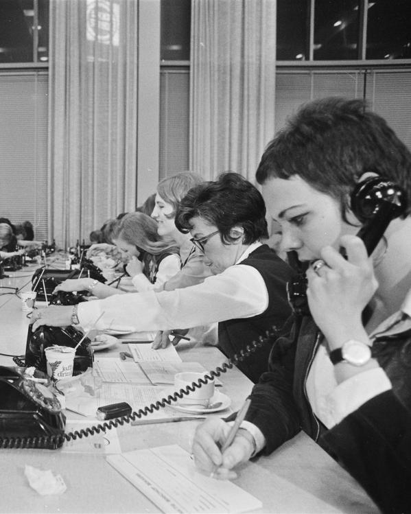 telefonisten vroeger