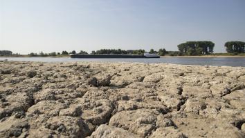 droogte in nederland langs de rijn