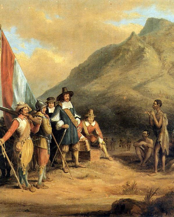 aankomst van riebeeck