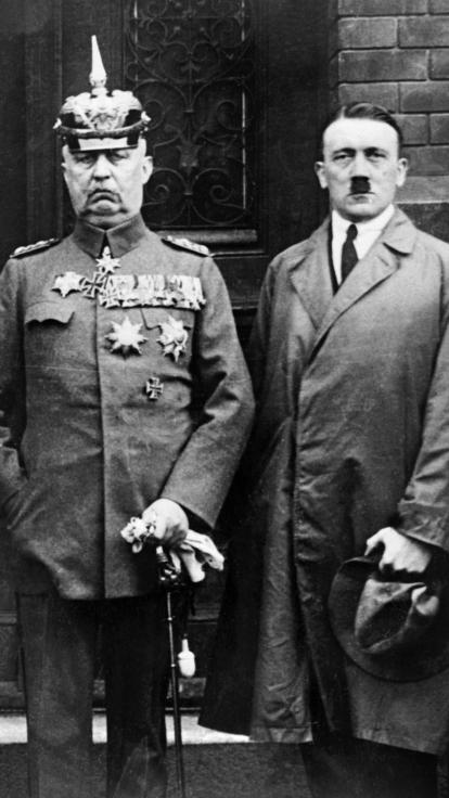 Von Hindenburg en Hitler