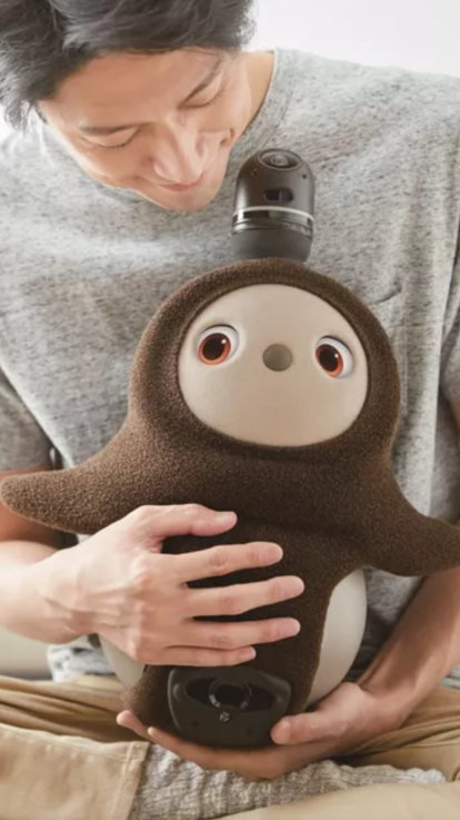 knuffelrobot zorgt voor meer aanraking en een goede gezondheid