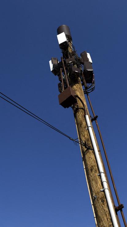Een 5G-mast.