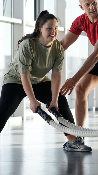 fitnessen met touwen