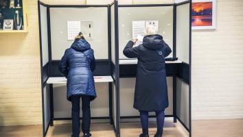 stemmen in stemhokjes