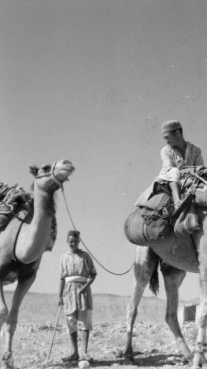 rijden op een kameel vroeger