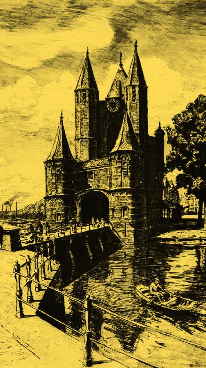 in de middeleeuwen sluiten stadspoorten tijdens avondklok