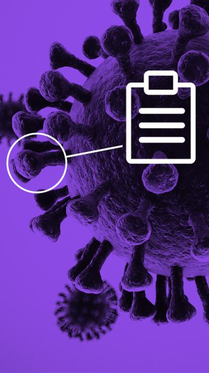 boodschappenlijstje met een recept voor het maken van spike-eiwitten