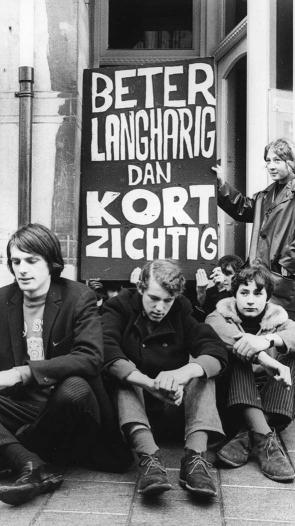 protesten van de provo's in de jaren zestig