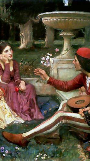 a tale from the decameron, john william waterhouse, 1916