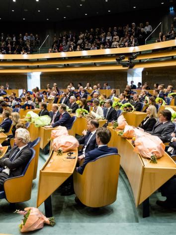 installatie van de nieuwe Tweede Kamerleden
