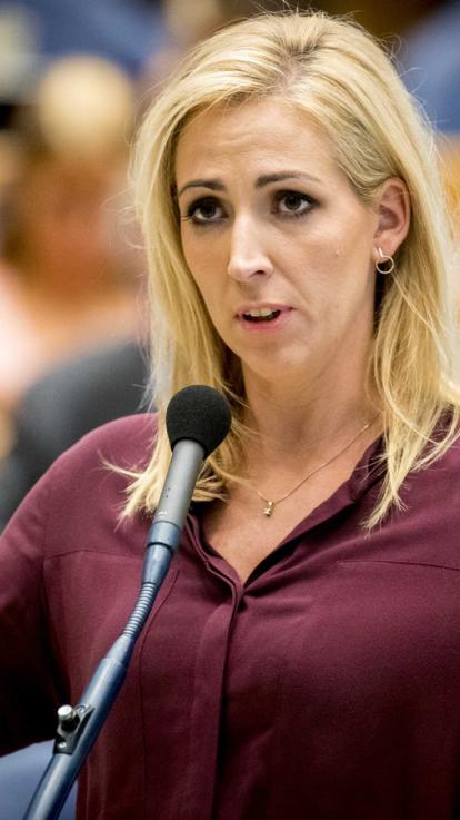 Lilian Marijnissen in de parlement