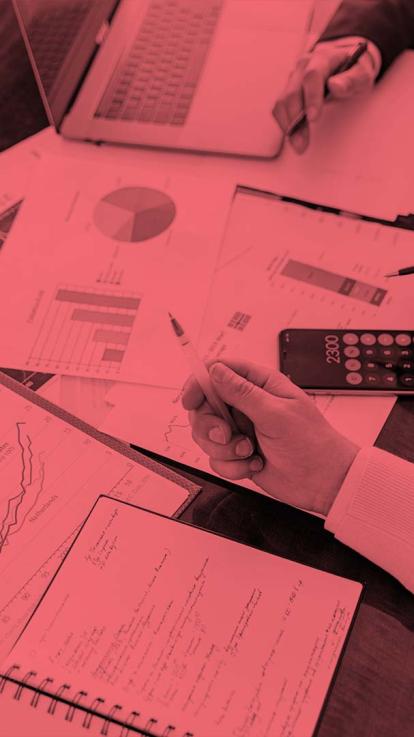 Beleidsstukken met rode filter