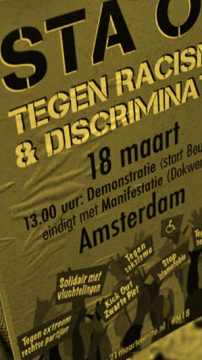 Protest tegen discriminatie