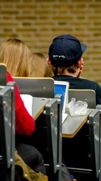 Studenten in de universiteit