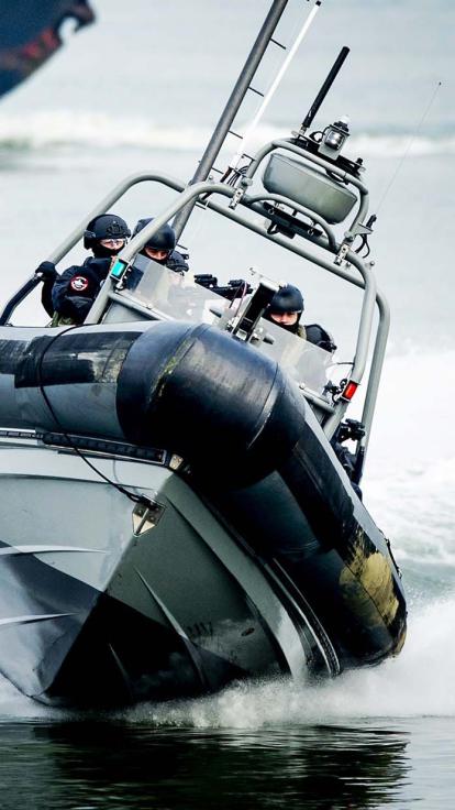 een marine-oefening van het leger