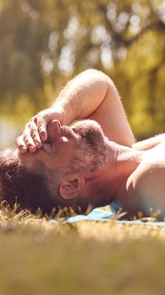 iemand heeft het heet