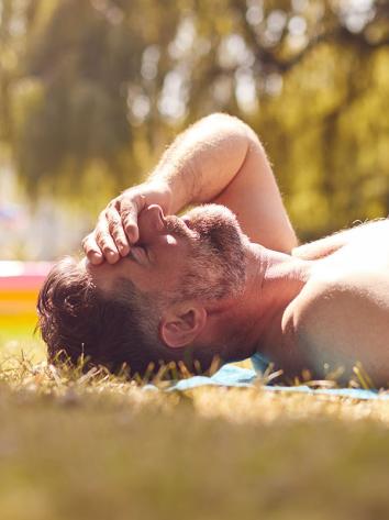 iemand heeft het heet