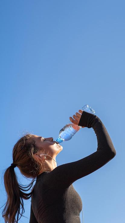 goed drinken met de hitte